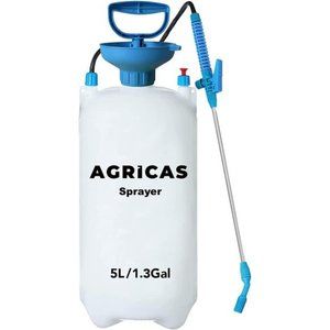 1.3 Gallon Pump Pressure Sprayer - 5L Multifunctional Weed Sprayer Bottle